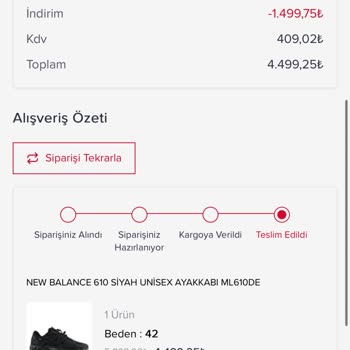 New Balance İadesi Kapalı Kartta Kaldı, Aktif Kartıma Geçmedi
