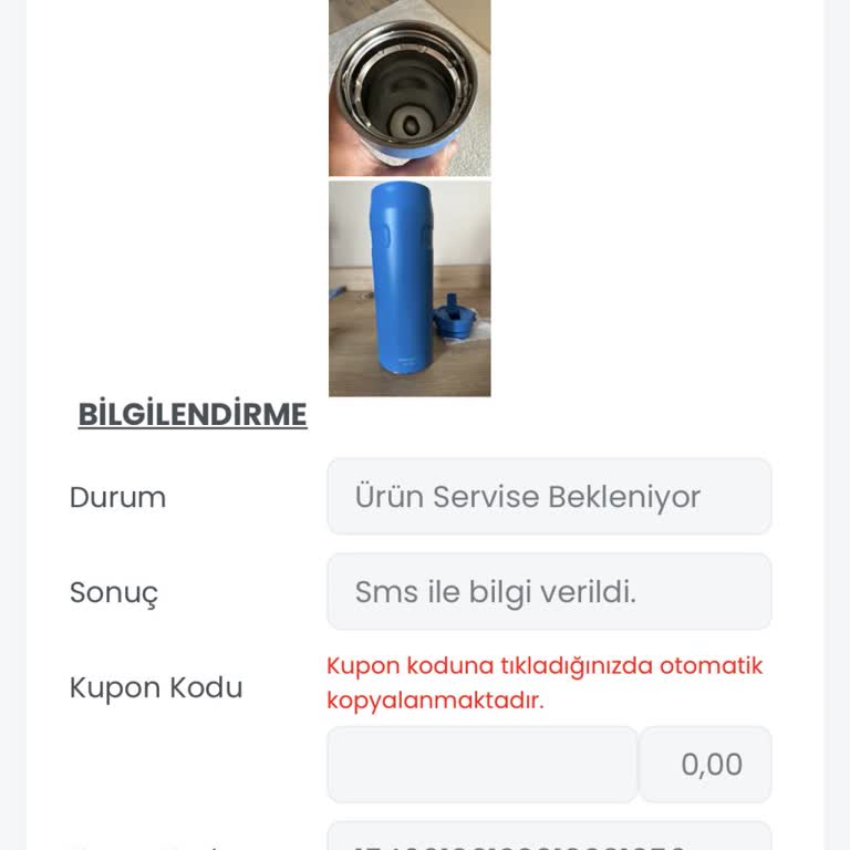 Stanley Su Matarasında Kaçırma Ve Garanti Sürecinde Kargo Ücretinin Beni Yüklemesi