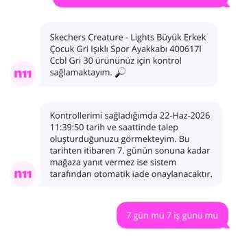 Ayıplı Skechers Ayakkabı Ve N11 İle Pointspor İade Sürecinde Yaşanan Uzun Gecikme Ve Mağduriyet