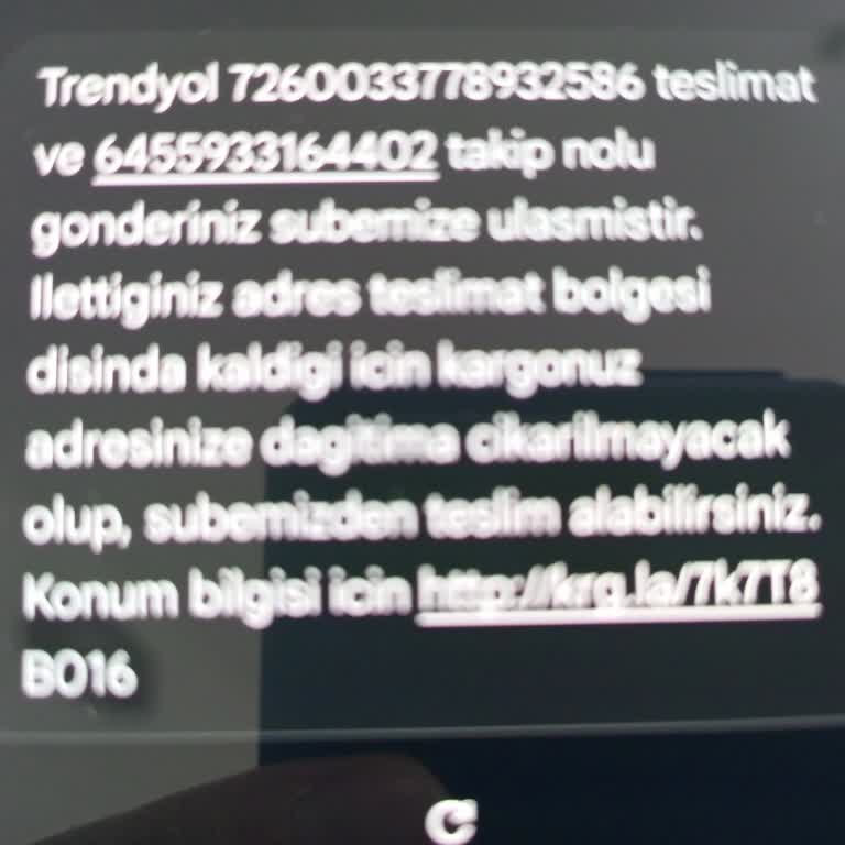 Aras Kargo Şubeden Alım Talebiyle Teslimat Reddi Ve Trendyol Müşteri Hizmetleri İlgisizliği