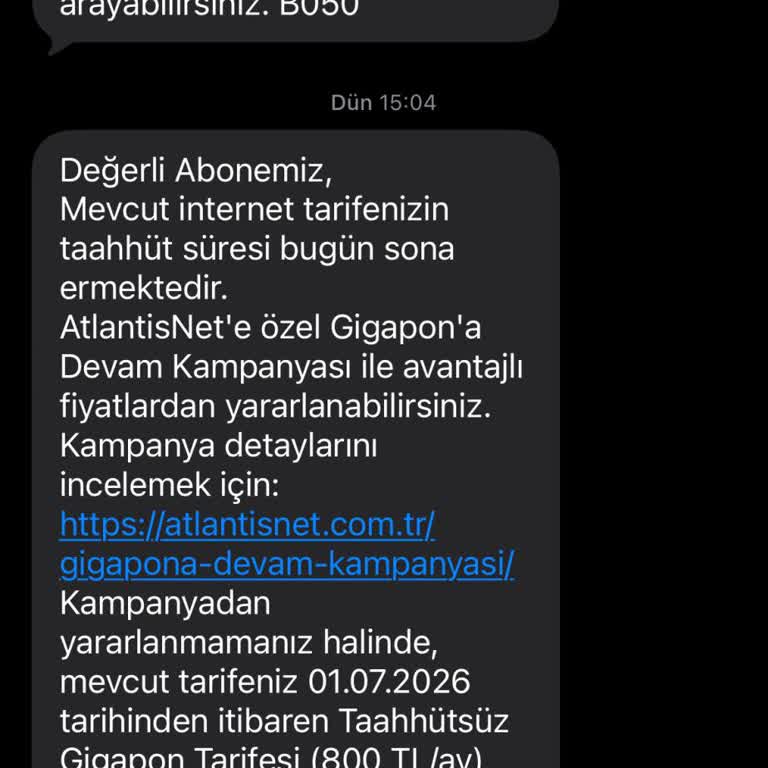 Son Dakikada Bildirilen Fiyat Artışı Ve Müşteri Hizmetlerine Ulaşılamaması