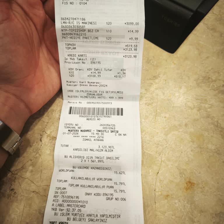 Kasa Personelinin Test İsteğine Olumsuz Yanıtı Ve Ücretli Hediye Paketi Şikayeti