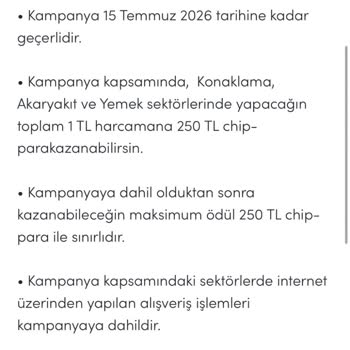 Kampanya Şartları Çelişiyor: 1 TL Alışverişe 250 Chip-Para, 5.000 TL Gerekiyor