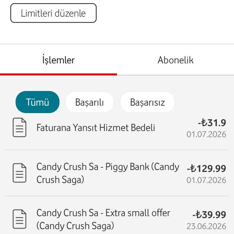 İzinsiz Google Play Mobil Ödemesi İçin 829,97 TL İptal Ve Geri Ödeme Talebi