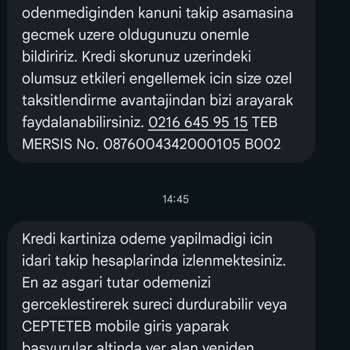 Kredi Kartı Yapılandırma Başvurusu Reddediliyor, Sistem Hatası Ve İcra Takibi Tehdidi
