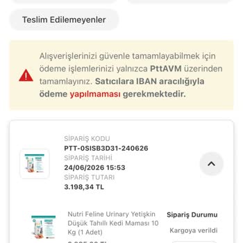 PTT Kargo Gecikmesi Ve Satıcı Cevapsızlığı