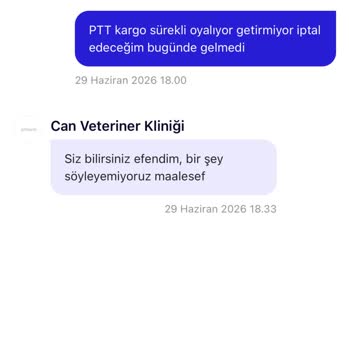 PTT Kargo Gecikmesi Ve Satıcı Cevapsızlığı