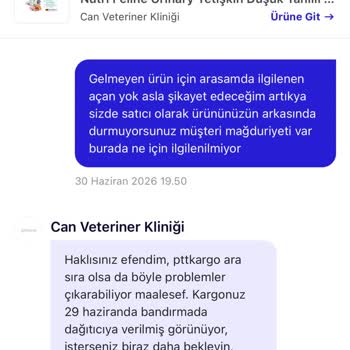 PTT Kargo’da Teslim Edilmeyen Sipariş Ve Acil İptal İade Talebi