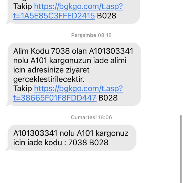 İade Sürecinde Bir Günde Kargo Ve A101 Müşteri Hizmetlerinin Cevapsızlığı