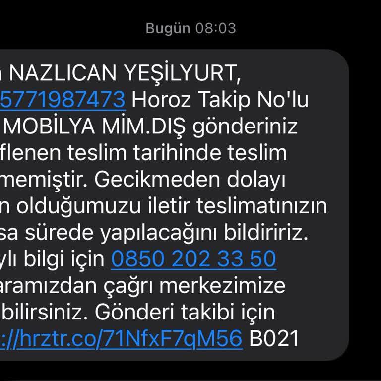 Horoz Lojistik’te Kargo Teslim Edilmemesi Ve Bilgi Eksikliği