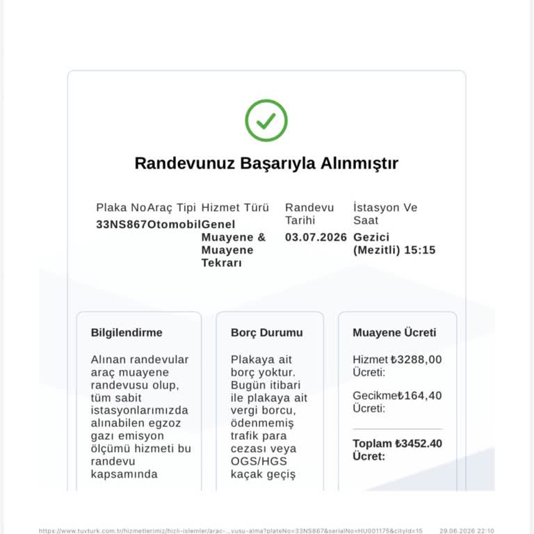 Mersin Gezici (Mezitli) Randevu Yanlış Yönlendirme Mağduriyeti