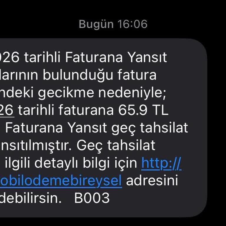 Vodafone Bir Gün Gecikme İçin Aşırı 65,90 TL Geç Kalma Bedeline İtiraz