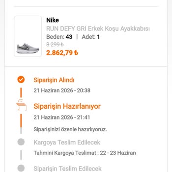 FLO’da Sipariş Hazırlanıyor Durumunda Kalması Ve İptal Hakkının Engellenmesi