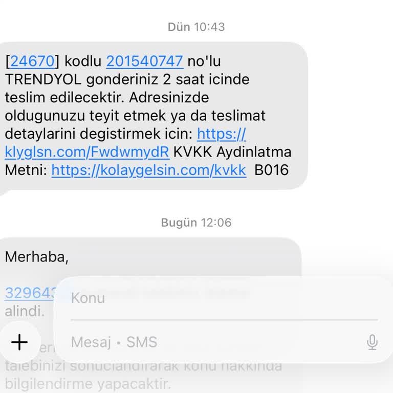 Kolay Gelsin Siparişim Teslim Edildi Olarak Görünmesine Rağmen Elime Ulaşmadı