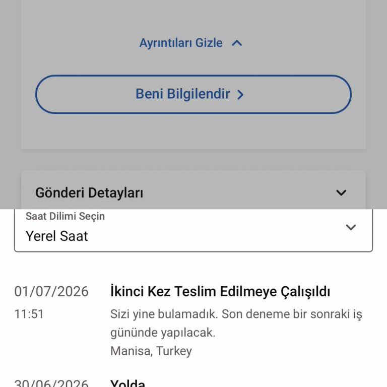 UPS Yanıltıcı Teslimat Kayıtları Ve Mudo'nun Kargo Sorunu Nedeniyle Sipariş İptali