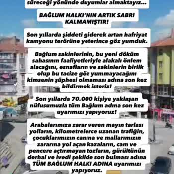 Ankara Büyükşehir Belediyesi Bağlum Hafriyat Ve Çöp Kamyonları Bıktırdı!