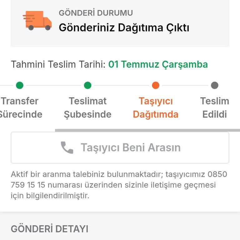 Trendyol Express Kargom Dağıtıma Çıktı Diyor, Teslim Edilmedi