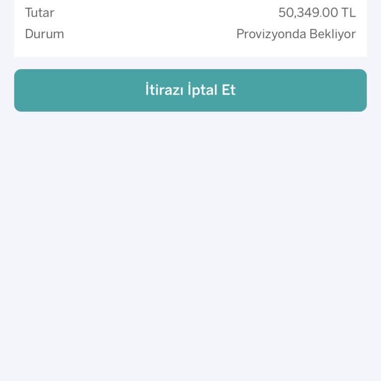 İzinsiz 50.349 TL’lik Turkcell İşlemi Garanti Bankası Kartından Geri Ödeme Talebi