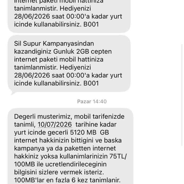 Türk Telekom Uyarı SMS'i Olmadan 450 TL Aşım Ücreti Ve Kaba Müşteri Temsilcisi