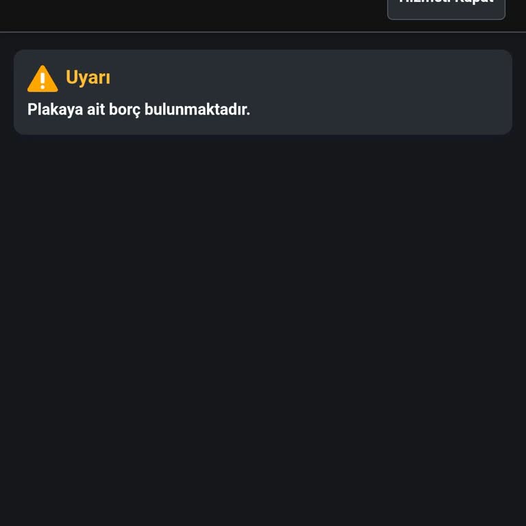 Sistemin Belirtilmeyen Borç Uyarısı Nedeniyle Muayene Randevu Alınamıyor