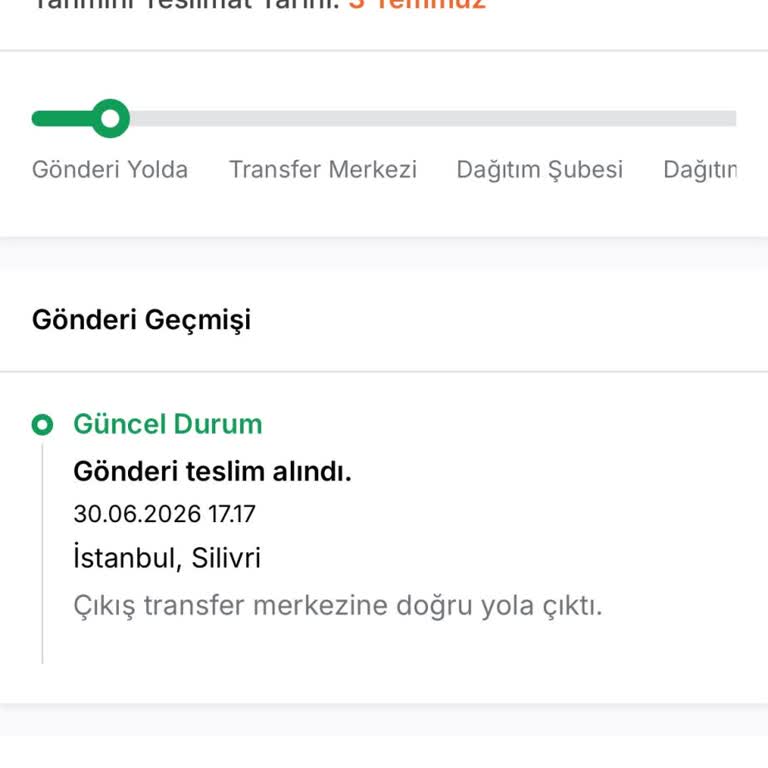 Aras Kargo Tarih Manipülasyonu ve Teslimat Gecikmesi