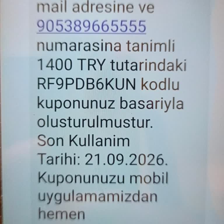 Kupon Kodu Hatası Nedeniyle 1400 TL Açığa Alınan Bilet Kullanılamıyor