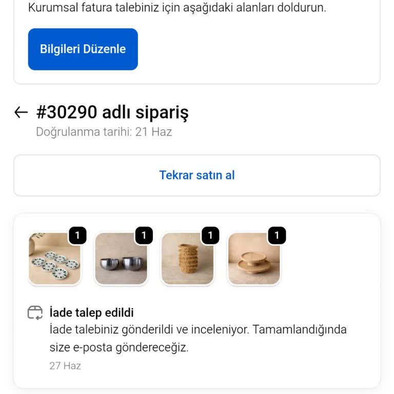 Evanev Home Kargo Bilgisi Olmadan Uzayan Sipariş Ve İade Sorunu