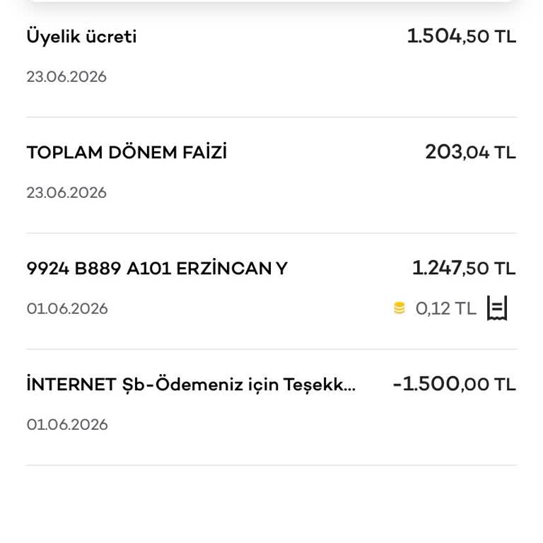 Ön Bilgilendirme Olmadan Kesilen 1500 TL Kart Aidatı Ücretinin İadesi