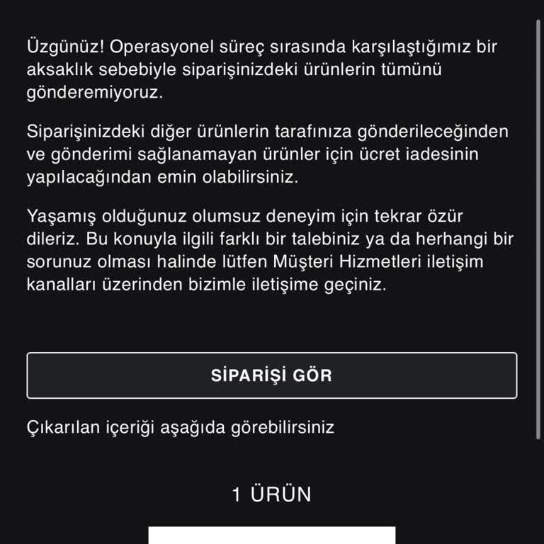 Zara’da Tek Taraflı Sipariş İptali Ve Teslimat Ertelemesi