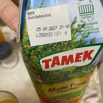 Tamek Karışık Meyve Suyunda Yabancı Madde Çıktı Sağlık Endişesi Ve Şikayet