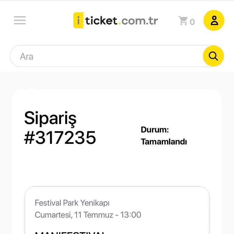 İticket'te Oturma Düzeni Değişikliği Sonrası İade Seçeneği Çıkmıyor