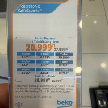 Beko Yetkili Bayisinin Etiket Fiyatını Reddetmesi Ve Kayıt Dışı Teklif Sunması