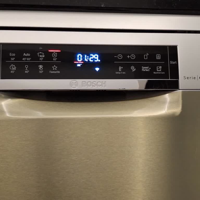 Bosch Bulaşık Makinesi Çiziliyor Ve Kapak Açılmıyor