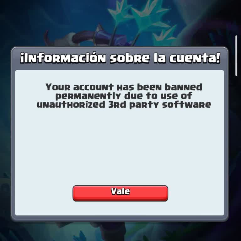 Clash Royale suspende cuenta injustamente por supuesto uso indebido