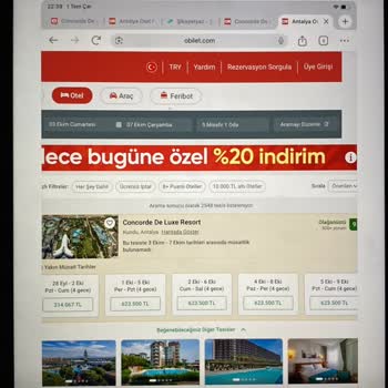Concorde De Luxe Resort Bebek Misafir Eklenemediği Ve Fiyat Farkı Nedeniyle Rezervasyon Sorunu