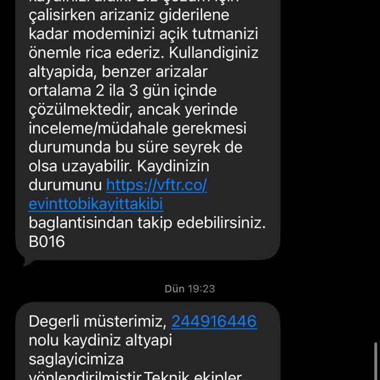 Vodafone Net Sabit İnternet Kesintisi Ve Müşteri Hizmetlerinden Yanıtsızlık