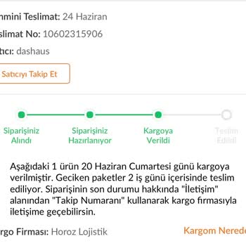 Horoz Lojistik'ten 11 Günlük Kargo Gecikmesi Ve Cevapsızlık