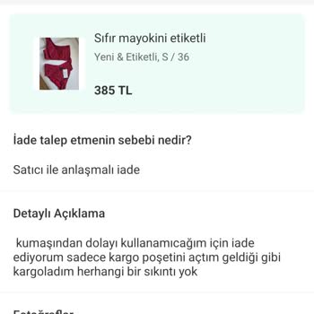 Dolap'ın Sistem Hatası Nedeniyle Haksız İade Kararı