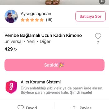 Alıcı Koruma Sistemi'ne Rağmen Ürün Kusurlu Ve İade Reddi