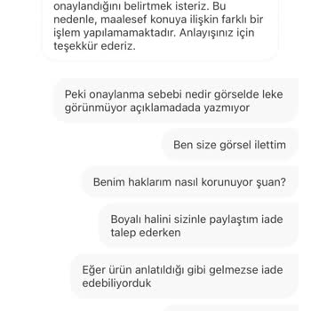 Alıcı Koruma Sistemi'ne Rağmen Ürün Kusurlu Ve İade Reddi