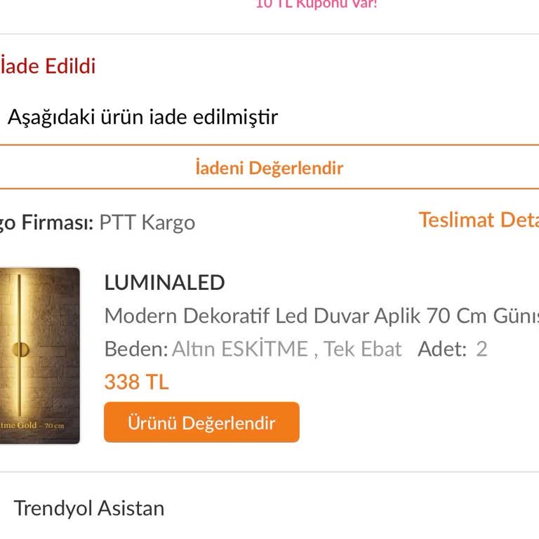 Trendyol’da 965 TL İade Ödemesinin Gecikmesi