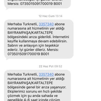 Altyapı Çalışması Nedeniyle Kesintili İnternet Ve Aşırı Fatura Ve Destek Yokluğu
