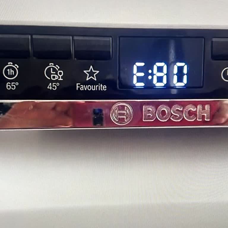Kullanılmamış Bosch Bulaşık Makinesinde E82-00 Hatası Ve Değişim Talebi