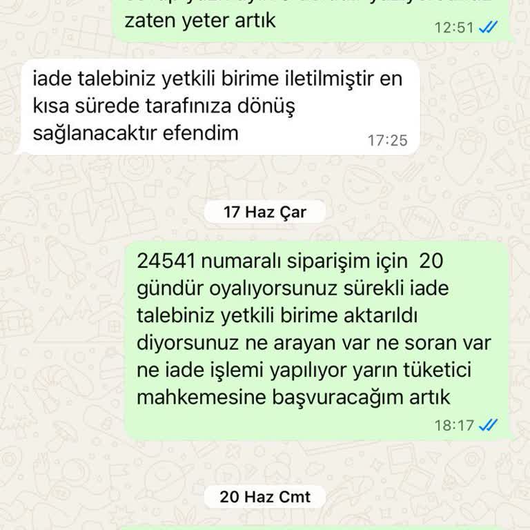 Sipariş Edilen Ayakkabılar Gönderilmedi Ve 4525 TL İadesi Yapılmadı