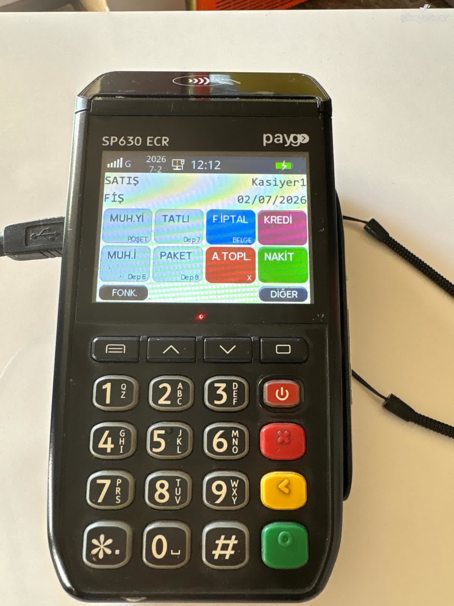Poyooo様確認ページ Paygo POS Cihazının Sürekli Bağlantı Sorunu Ve Yetersiz Müşteri