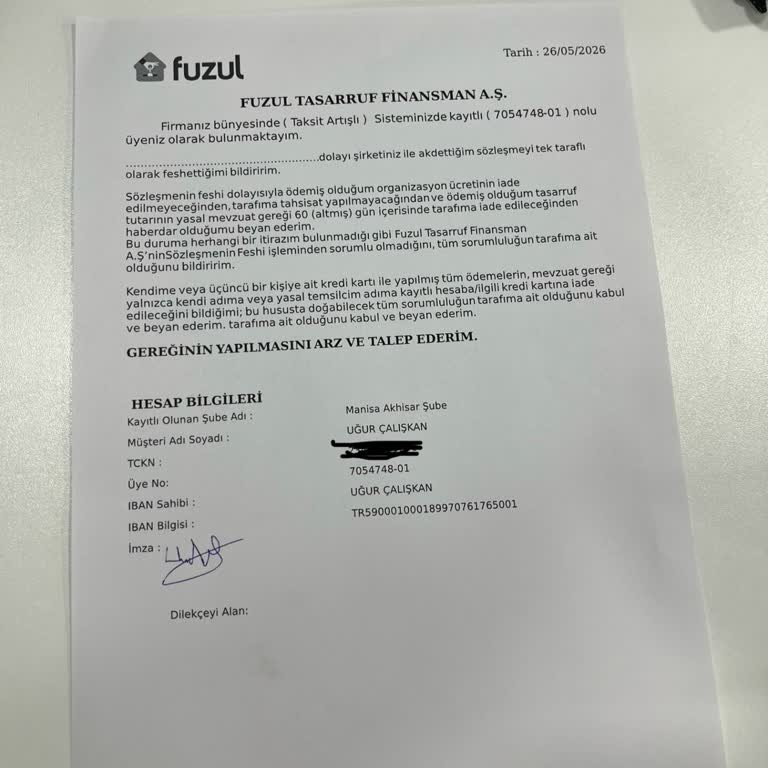 Organizasyon Ücretinin Tam İadesi Gecikiyor