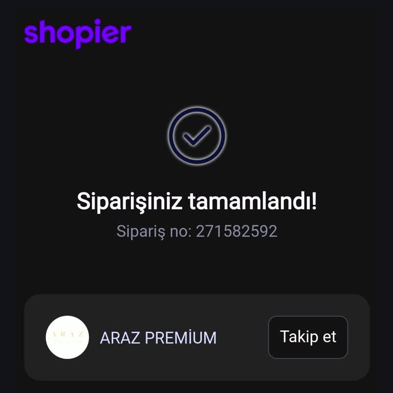 Araz Fashion Siparişime Dair Bilgilendirme Yapılmadı