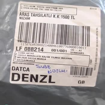 Ateş Kozmetik Saçma Sapan Ürünler Göndermiş!