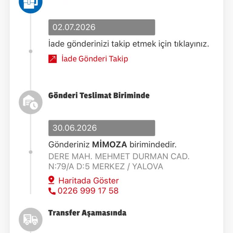 DHL Bilgilendirme Yapmadan Erken İade Ve Teslimat Süresi Aşımı