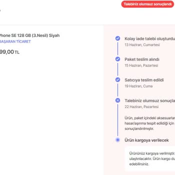 Hepsiburada’da Cep Telefonu İçin 14 Günlük Cayma Hakkımın Haksız Reddi Ve Çelişkili Gerekçeler